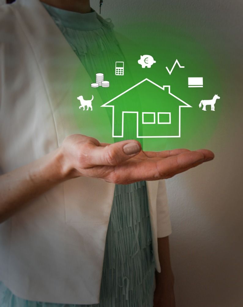 A site image that describes investments or actions